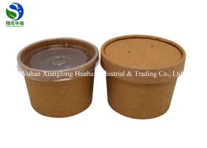 Wholesale 650ML &amp; 800ML Eco Friendly Small Paper Bowls Reusable With Plastic Lids from china suppliers