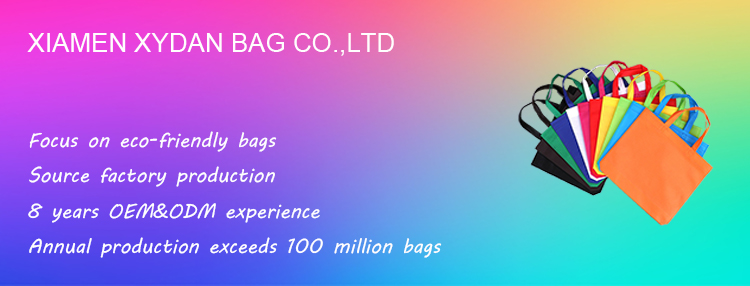 XYDAN BAG Bolsa De Compra Eco Custom Logo Non Woven Bag with Letter Pattern Type