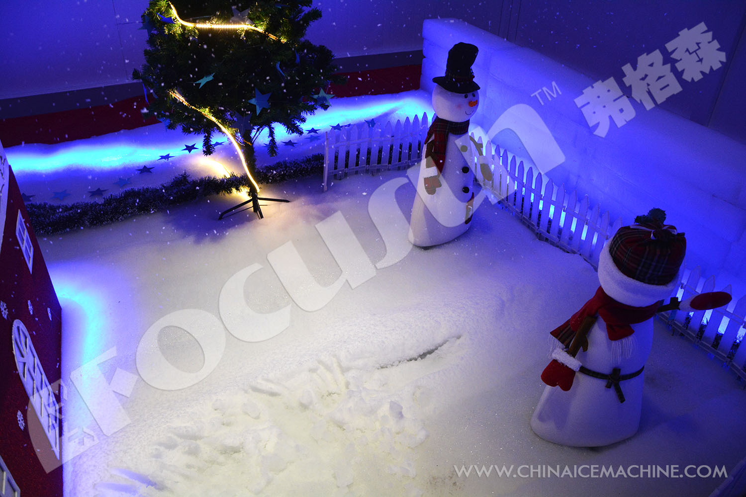 Focusun Indoor Snow Falling Machine with Stainless Steel 304 and Copeland Compressor