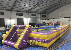 Wholesale Customized Outdoor Inflatable Sports Games Adults / Children Inflatable Soccer Field from china suppliers
