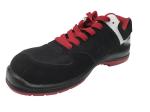 Anti Vibration Womens Black Work Shoes , Leather Steel Toe Shoes Lightweight