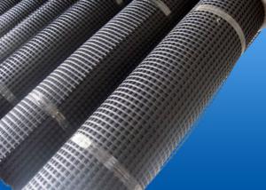 Wholesale PP High Tensile Strength Glass Fiber Geogrid Black for Retaining Wall from china suppliers