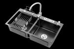 2 Drain Kitchen Sink Double Bowl for Modern Homes and Households
