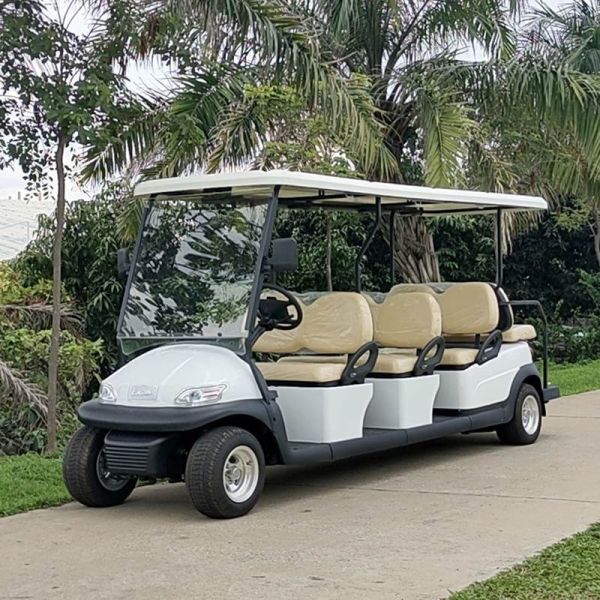 6 Seats & 2 Rear Eco-Friendly Cruiser Electric Golf Buggy with 48V Lithium Battery
