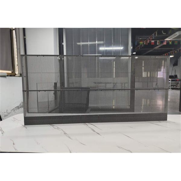 Advertising Curtain P3.9 Led Grid Screen 500*1000mm Flexible Soft Transparent Window Led Screen