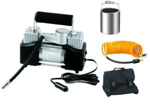Wholesale Portable Yurui Metal 2 Cylinder Air Compressor Kit Hose Bag Gauge from china suppliers