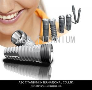 Wholesale ASTM F136 / ISO 5832-3 Ti-6Al-4V ELI Titanium dental implant from china suppliers