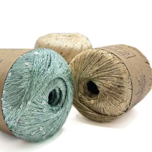 Wholesale Silver Polyester Sequins Yarn for Crafting &amp; Embellishing from china suppliers