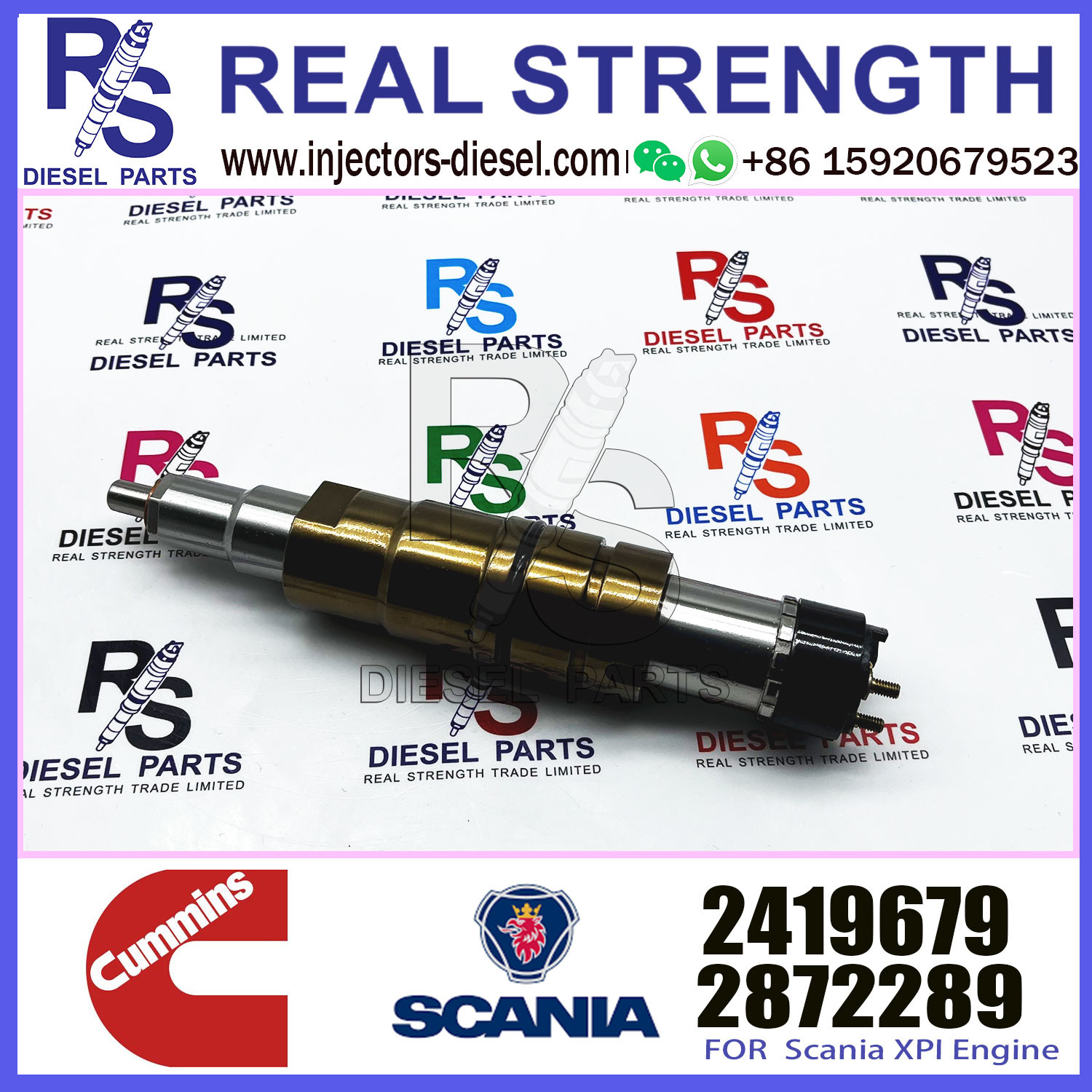 DIGEER New fuel injector 1881565 common rail injector 1881565 for diesel fuel engine DC13 1933613 2057401 2058444 241967