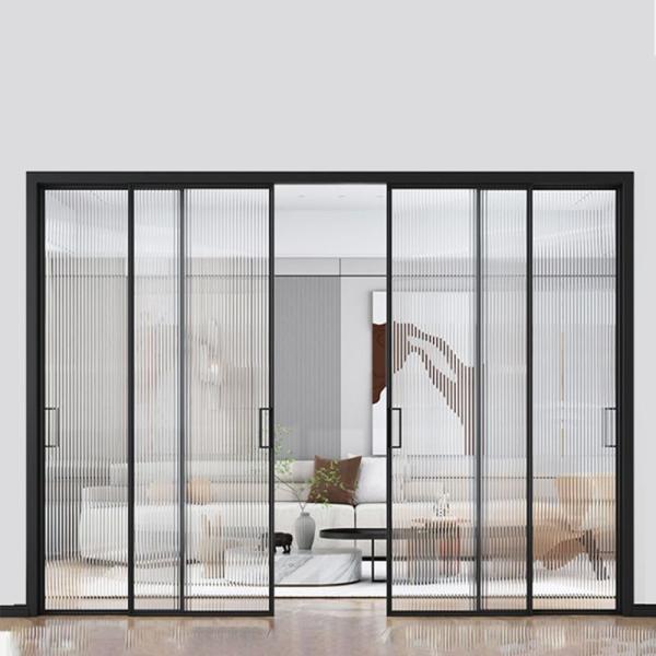 Home / Office Aluminium Bifold Sliding Doors Waterproof Aluminium Folding Glass