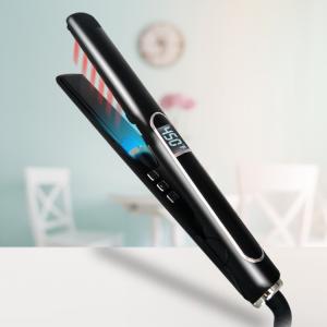 Wholesale 230 Degree MCH Heater Pink Hair Straightener Floating Plates Infrared Flat Iron from china suppliers