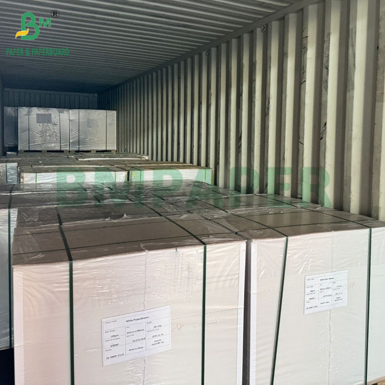 290gsm 300gsm Black Core Paper White Cardboard For Creating Trading Cards
