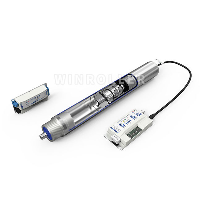 -25°C Waterproof IP66 Motor Drum Drive Roller For Cold Chain Logistics Φ50 304 Food Grade Motorized Conveyor Rollers