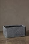 HAIHONG Gray Rectangular Outdoor Planters Artificial Plant Accessories