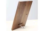 Memorial Wooden Shield Plaque 930 Gram Custom Design Metal Decoration For Awards