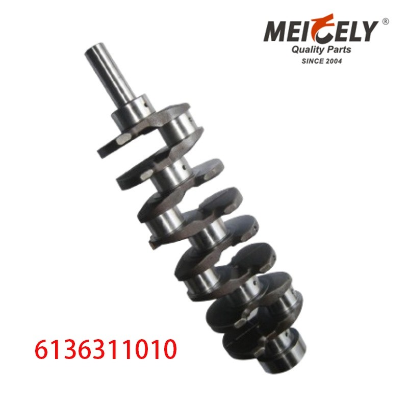 6136-31-1010 HFC1040 Engine Crankshaft For Komatsu Excavator