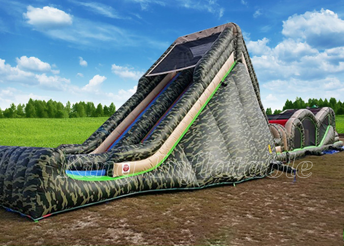 Inflatable Obstacle Courses Hire PVC Tarpaulin Blow Up Obstacle Course Rental For Adults