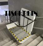 Safe Landing Residential Wheelchair Inclined Platform Lift Shopping Mall Low