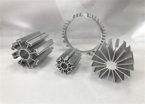 Wholesale Silver Standard Aluminium Heat Sink Extrusions / Aluminium Extrusion Profiles from china suppliers