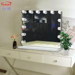 Customizable Large LED Hollywood Mirror for Full Body Makeup and Hair Salon