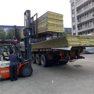 Wholesale 840-25-0.426mm iron grey steel silver paper glass wool sandwich panel from china suppliers
