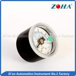 Brass Tube Miniature Pressure Gauge / Setting Instruction Gas Pressure Gauge
