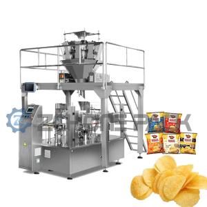 Wholesale Food Automatic Packaging Machine Snacks Potato Chips French Fries Automatic Bagging Machine from china suppliers