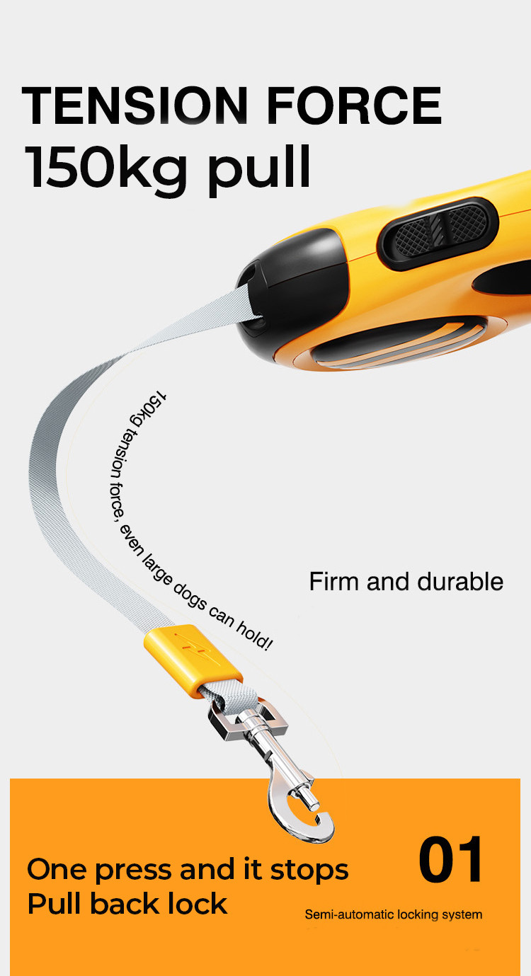 Pet Leash Small Bee Shape Retractable Automatic Dog Leash