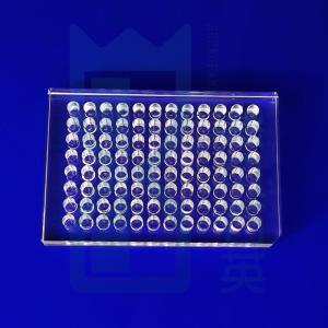 Wholesale Heat Resistant Fused Silica Quartz Glass Plate Drilled Hole Clear Quartz Plate from china suppliers
