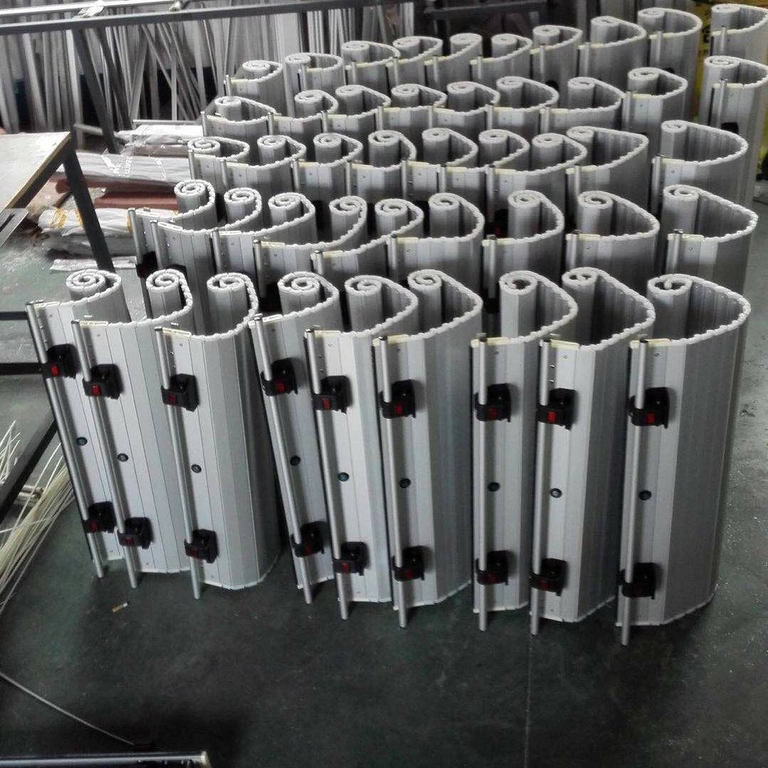 Finished Aluminium Roller Shutter Doors Waterproof Manual Roll Up Shutter Door