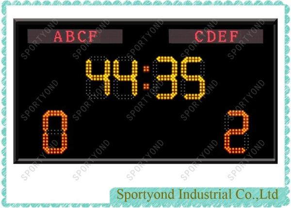 Wireless Football Digital Sport Scoreboard with timer display, team name, super