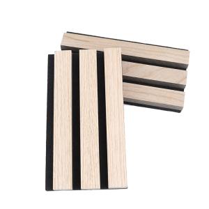 Wholesale Soundproofing Wood Veneer Slat Acoustic Panel Wood Acoustic Panels Wall from china suppliers