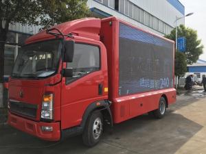 Wholesale Road Show LED Advertising Truck Howo 4X2 Mobile Stage P5 / P4 For Mobile Advertising from china suppliers