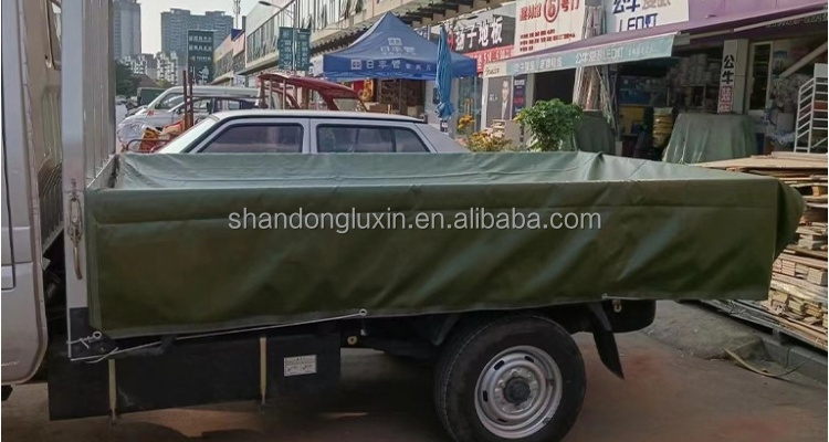 Waterproof Heavy Duty PVC Tarpaulin Durable and Moisture-proof for Sunlight Blocking