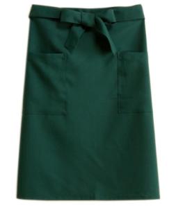 Wholesale Solid Cotton Twill Bar Apron Cooking Arpon, Dark Green from china suppliers