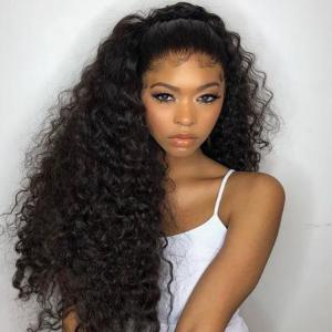 Wholesale Light Brown 30'' 250 Density Lace Front Human Hair Wigs from china suppliers