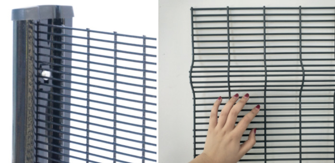 Galvanized 358 Anti Cut Security Fencing For Airport 60mm X 60mm Post