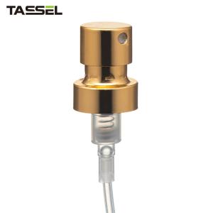 Wholesale Crimp On Perfume Mist Sprayer Shiny Gold Aluminium Cap 11mm 12mm 14mm 15mm 0.08ml from china suppliers