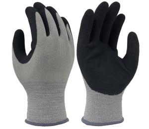 Wholesale 15 Gardening Gardening Cool Fiber Spandex Black Sandy Latex Gloves from china suppliers