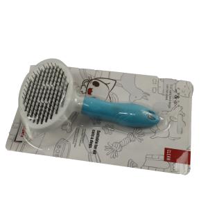 Wholesale Large Deshedding Self Cleaning Pet Comb Brush For Shedding With Button Hair Removal Cats Dogs 160g from china suppliers