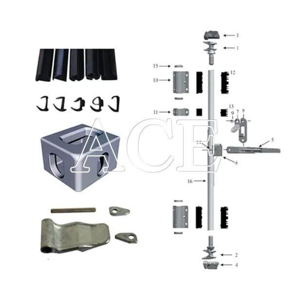 Professional of ISO Marine 20ft 40ft Shipping Container Spare Parts and