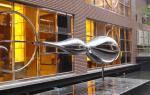 Polished Modern Abstract Sculpture Stainless Steel Water Cloud For Plaza
