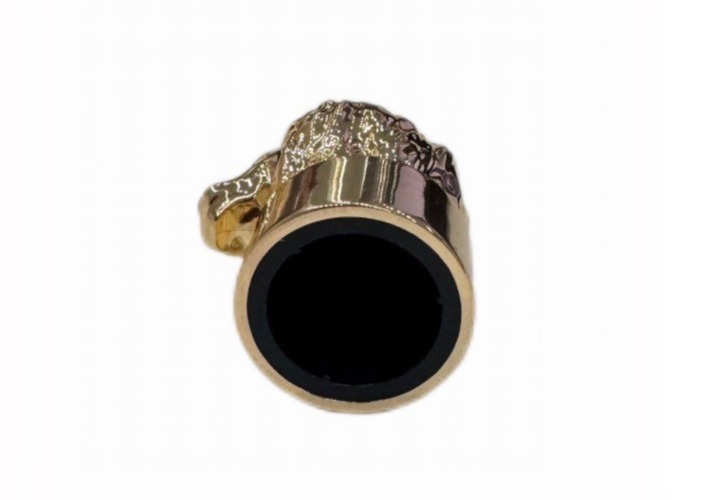 Hot Sale Lion Shape Zamak Perfume Bottle Cover Special Zinc Alloy Perfume Lid