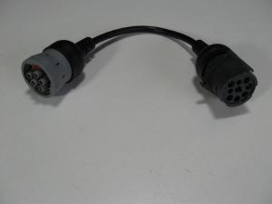 Wholesale Black Type 1 J1939 Deutsch 9-Pin Male to 6-Pin J1708 Female Cable from china suppliers