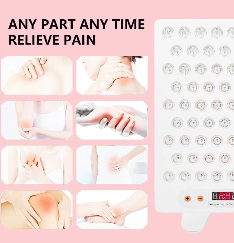 Quiet Half Body Red Light Therapy Face At Home 660nm 850nm No Fan