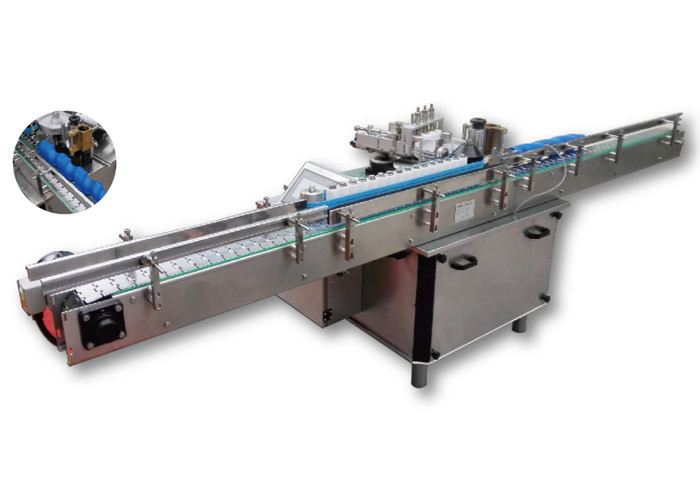 Glass / Plastic Bottle Automatic Labeling Machine Open Frame Design