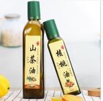 Square Dark Green Olive Oil Glass Bottles 250ml 500ml 700ml OEM ODM