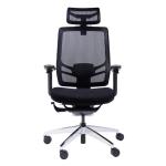 Black PA High Back Swivel Chairs Home Office Ergonomic Revolving Chair Gaming