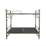 Field Steel Plastic Bed Camp Army Bed Portable Folding Bed Military Green