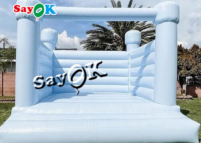 Macaron Color Air Inflatable Wedding Bounce Castle For Adults Party
